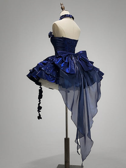 Zug / Rot Blau Weiß Schleife Lila Groß