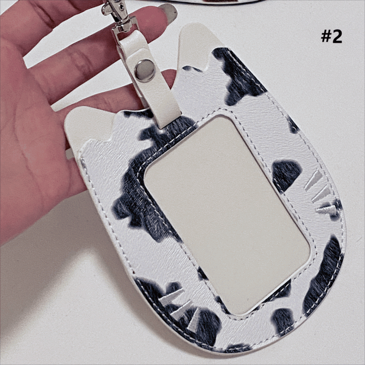 Colors Cat Holder Ear 9 Card Rectangle-shaped
