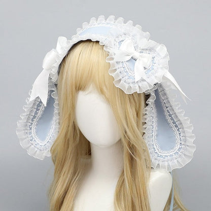 Design Details Trim Bowknot Options Color Lace Heart Bunny 4 Ear