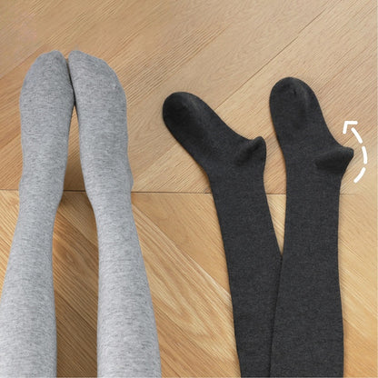 Tights Colors) (5 Warm Knit Ribbed