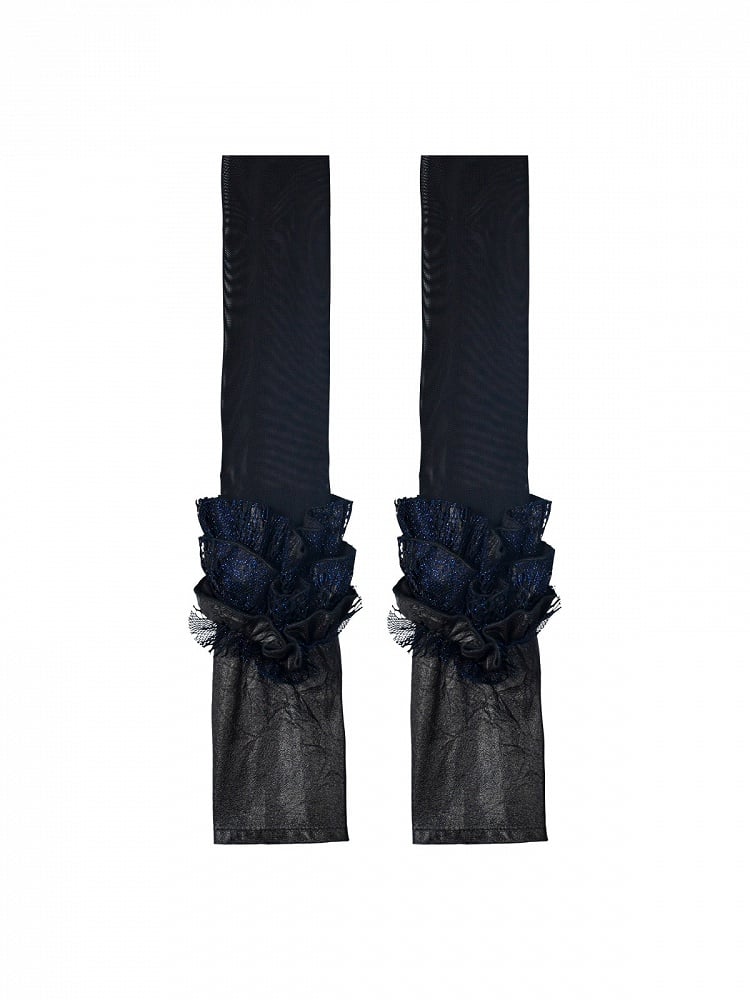 Punk Flounce Style Arm Sleeves Lace