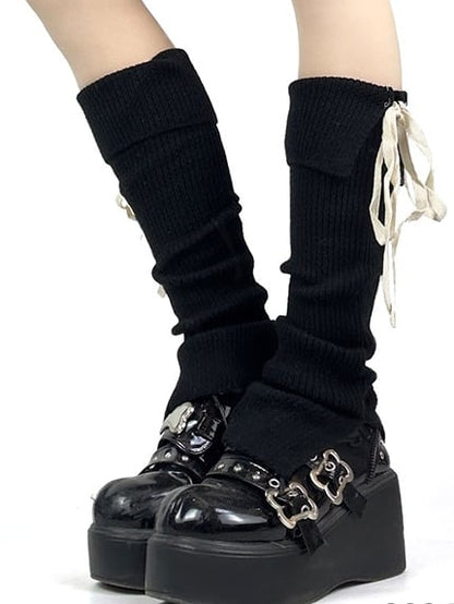 脚の色 5つのオプション ウォーマー ニット