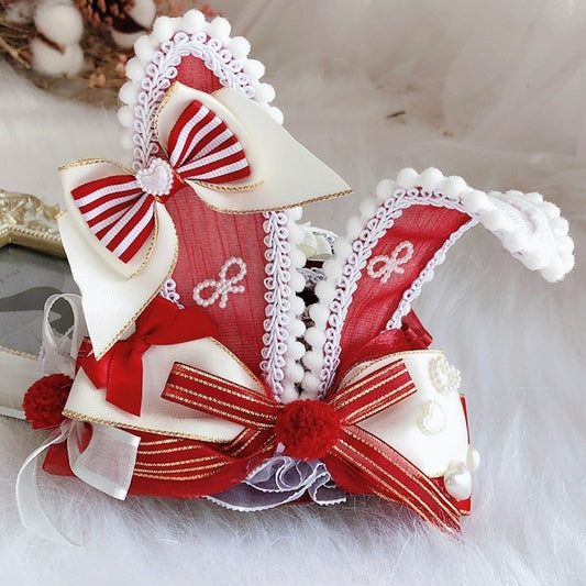 Vibes Hat Ears Color in Details Bowknot Wonderland Options Alice Mini Bunny 9