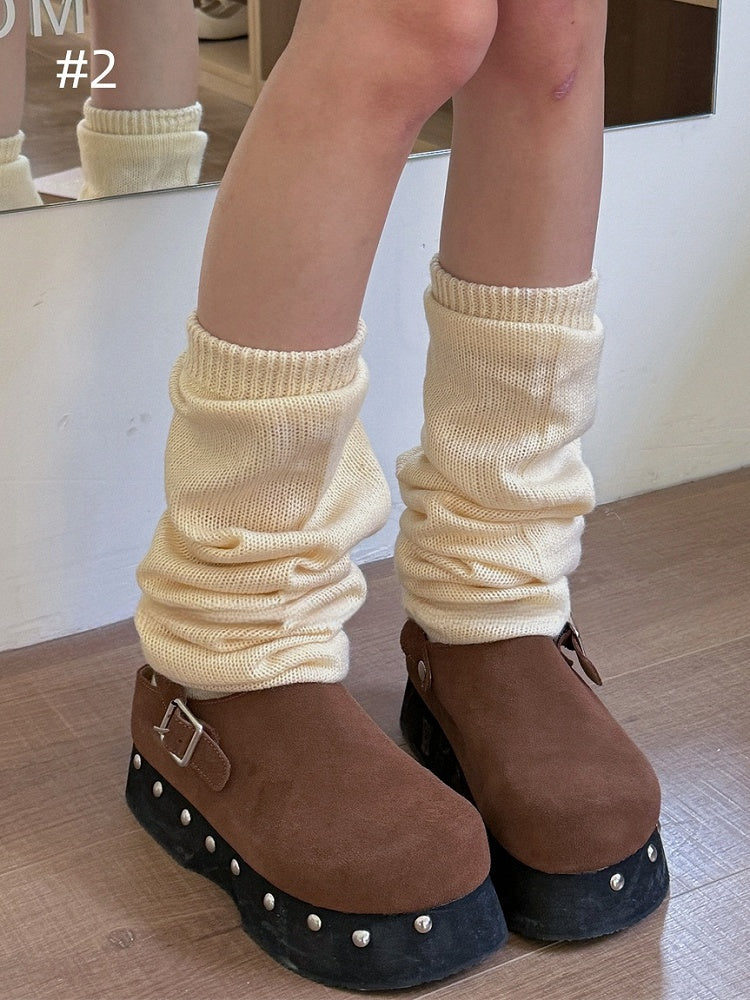 8 Options Y2K Knitted Leg Warmers