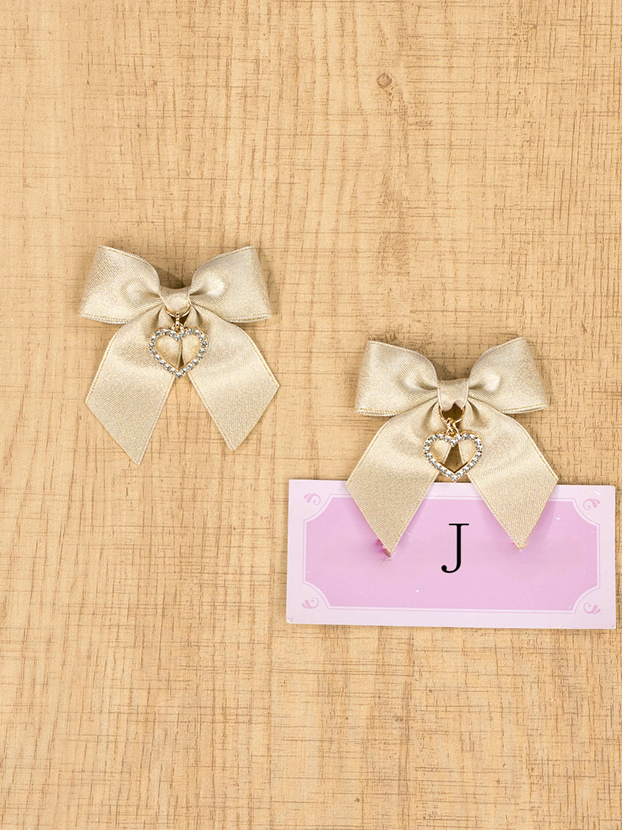 Bow Kei | Hairclips 10 Jirai with Rhinestone Options Butterfly Elegant Square