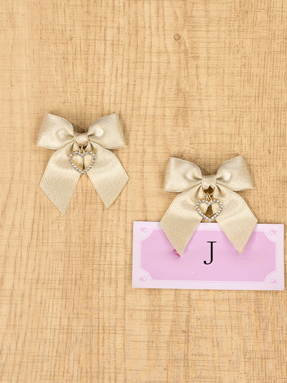 Bow Kei | Hairclips 10 Jirai with Rhinestone Options Butterfly Elegant Square