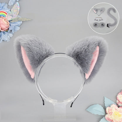 Cute Ear 11 KC Kitty Fur Colors Faux Lolita