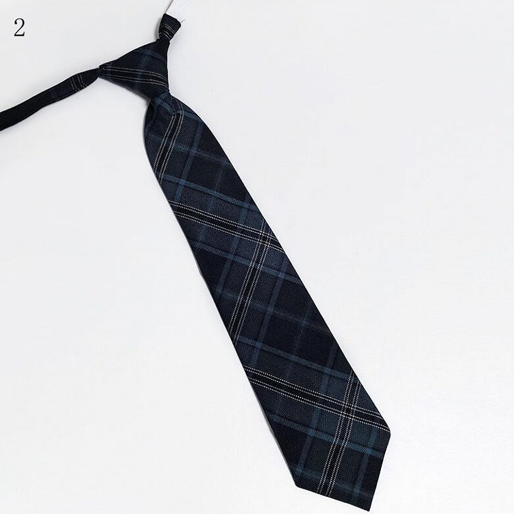 JK 4 Neck Pattern Options Uniform Tie Plaid