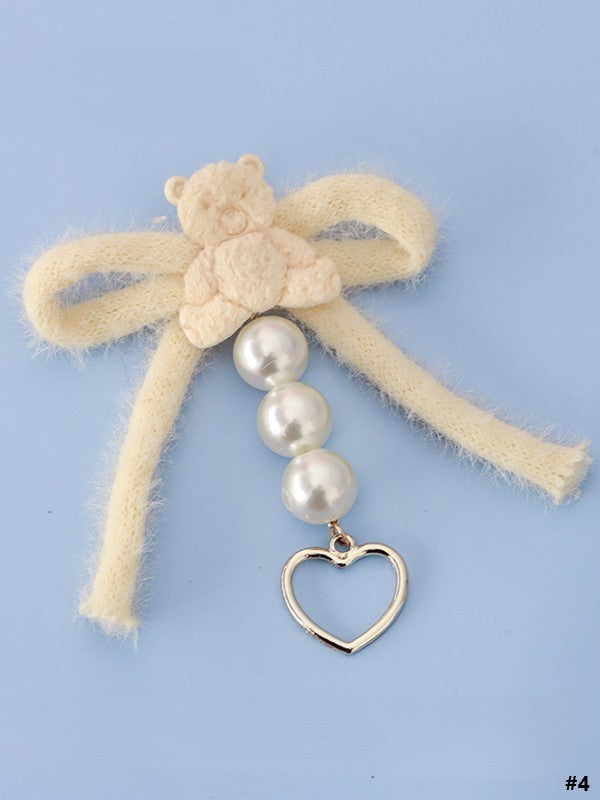 Hairclip 4 Bowknot Cute Bear Lolita Decoration Options