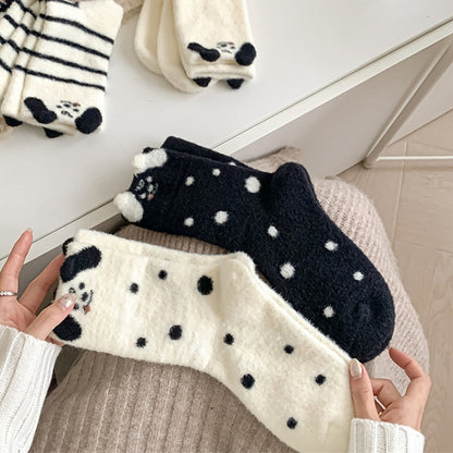 Cute Puppy Calf Socks