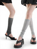 Ribbed Trim Striped Calf Socks in 5 Colors - ModaSwings