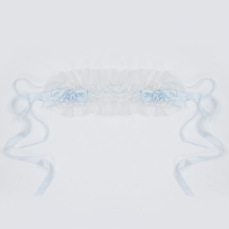 Black Pink Hairband Red / Blue