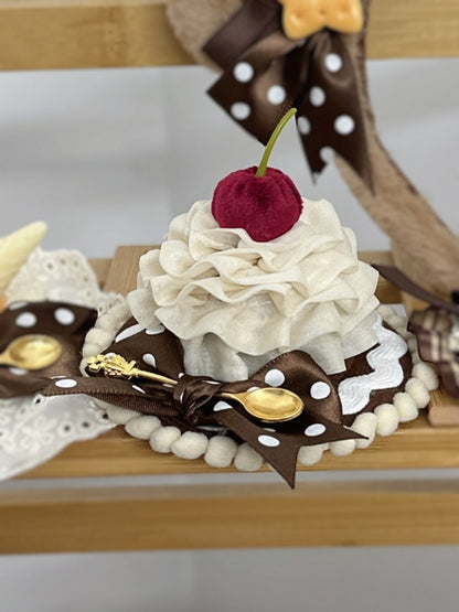 Color Options Cream Hat Sweet Cake Lolita Mini 2