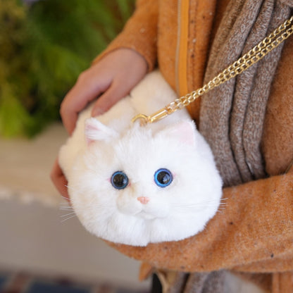 Hand 4 Cat Options Plush Realistic Bag Sitting