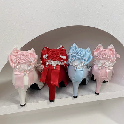 Rosette Options Shoe Clips with Design Bowknot 3 Color