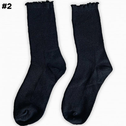 8 Optionen Lolita-Söckchen mit Rüschenbündchen