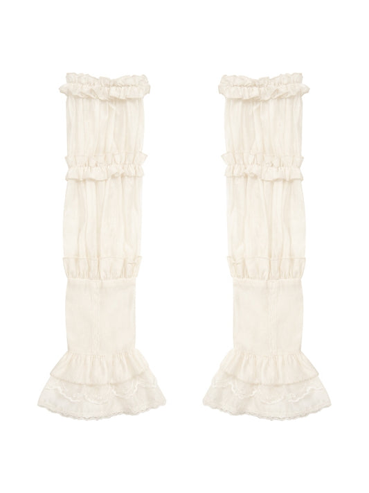 Marie Abnehmbare beige Ärmel