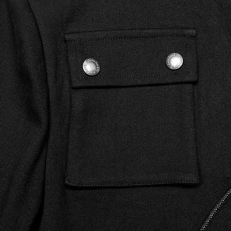 Black Men's Cyberpunk Deconstruction Jacket