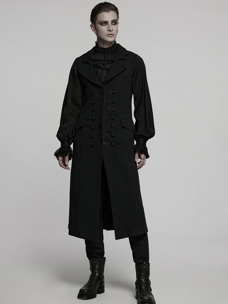 Night Dark Vest Men's Vampire Black