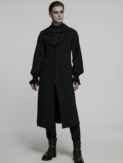 Night Dark Vest Men's Vampire Black