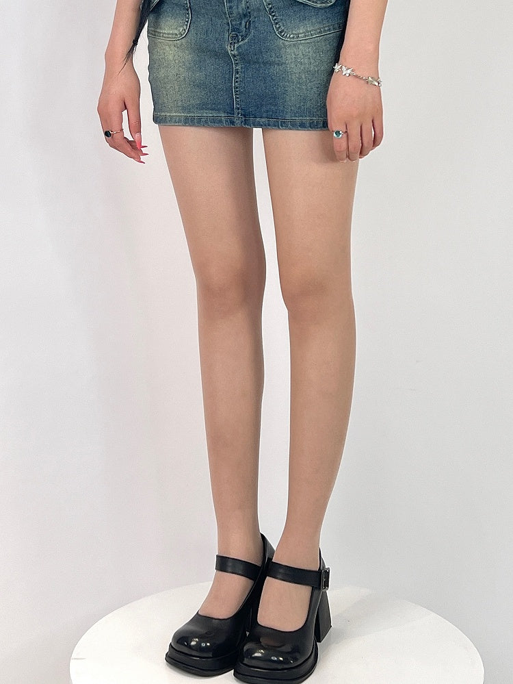 5 Color Options Semi-sheer Tights