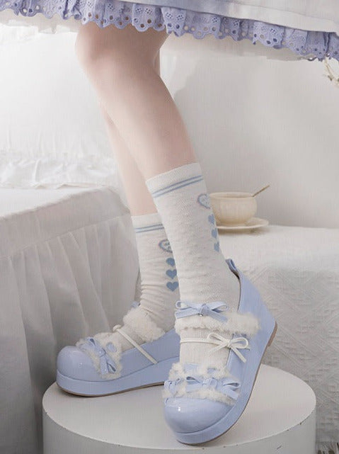 Original Lolita Shoes Round Ribbon Toe