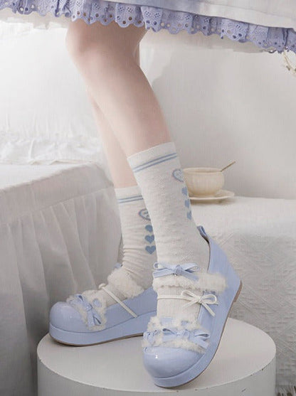 Original Lolita Shoes Round Ribbon Toe