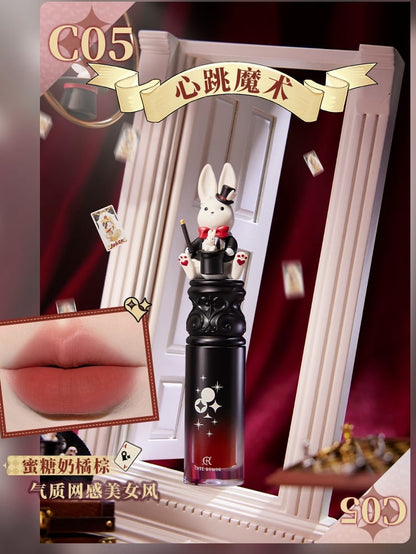 ハロウィンサーカスシリーズ マット仕上げリキッドリップスティック パステルクラウンコアメイクアップ