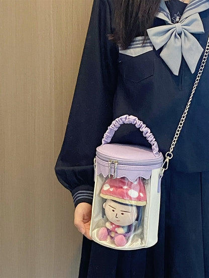Transparent Window Cake Theme Bag for Cotton Doll - QIANYIBO