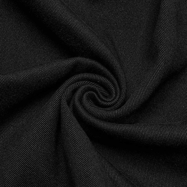 Coat Black Weird Men's Punk
