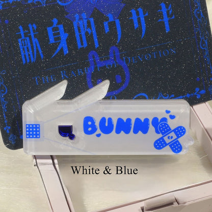 4 Hairclip Little Colors Bunny Style Acrylic Landmine Duckbill