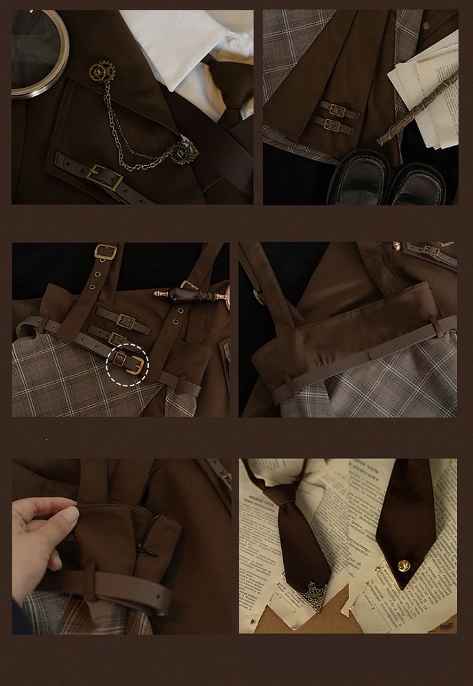 衣装：探偵ブラウン リトル・マイラール リアクション プレッピー ブレザー