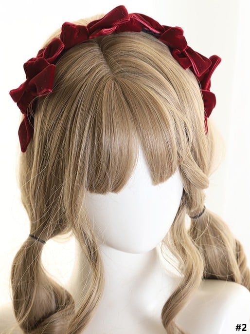 Bow Options Red Velvet 2 Lolita KC Sweet