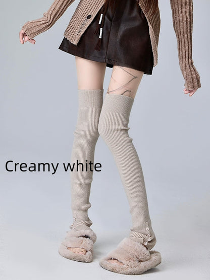 Y2K Knitted Overknee Leg Warmers