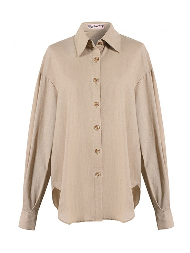 Vintage Khaki Hemd