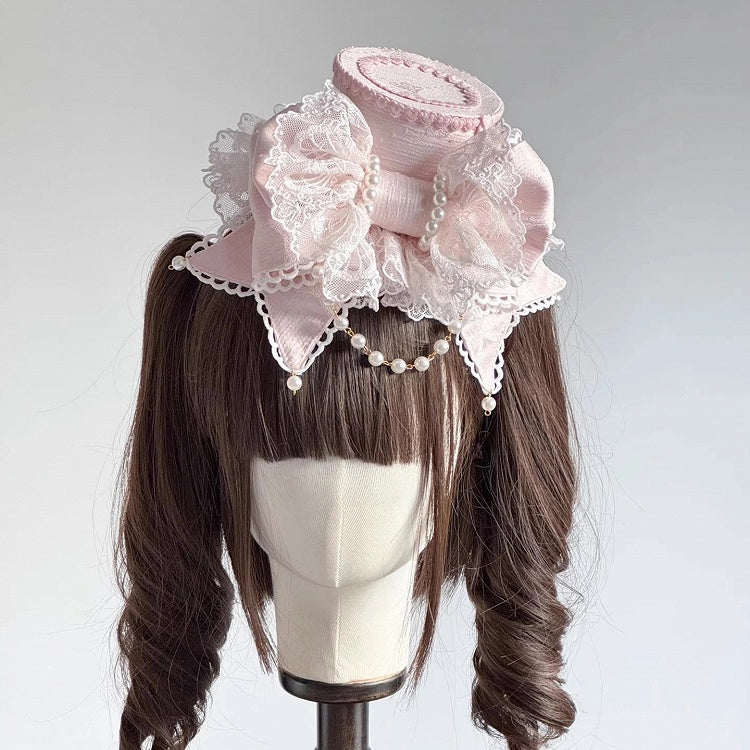 Mini Hat Bow Lolita Lace 6-Color