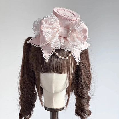 Mini Hat Bow Lolita Lace 6-Color