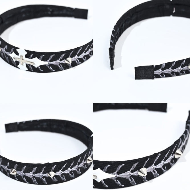 Gothic Cross Stud Black KC