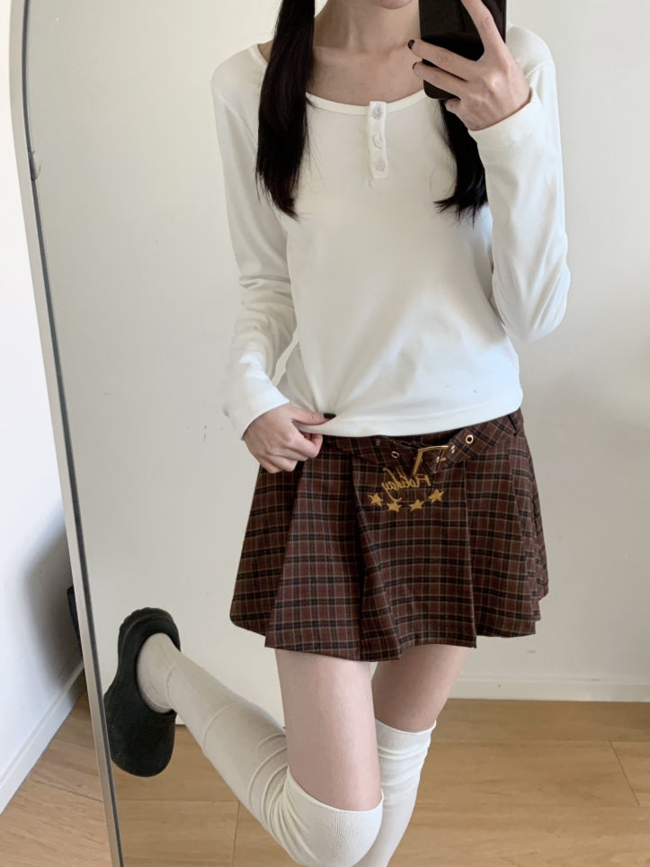 ホワイト/グレー/ブラックの星と月のボタントップ