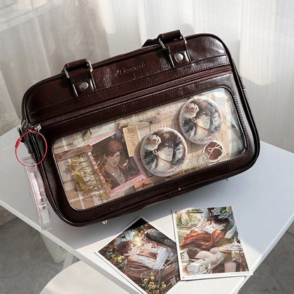 Satchel Crossbody Ita Brown Bag School