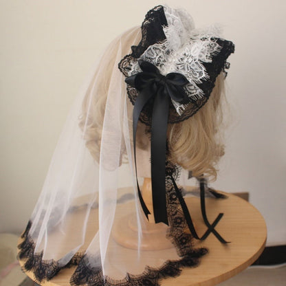 8-Color Head Veil Lace Elegant