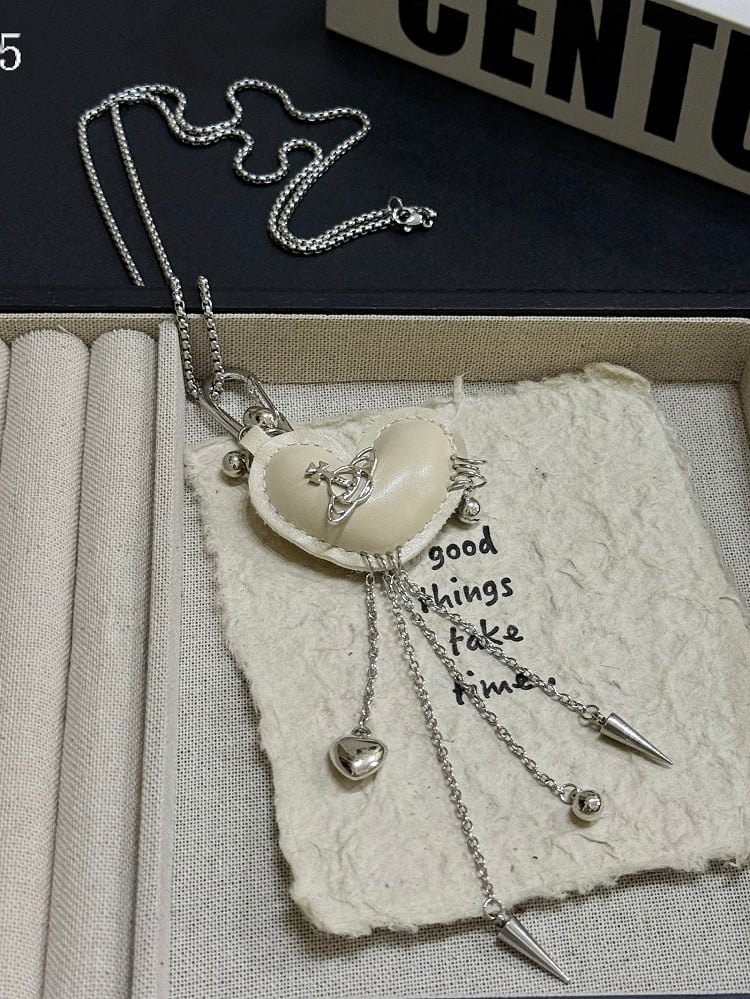 Optionen 11 Anhänger Halskette Y2K Herz