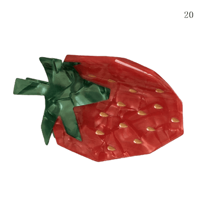 29 Fruits Claw Clips Options Cute Y2K