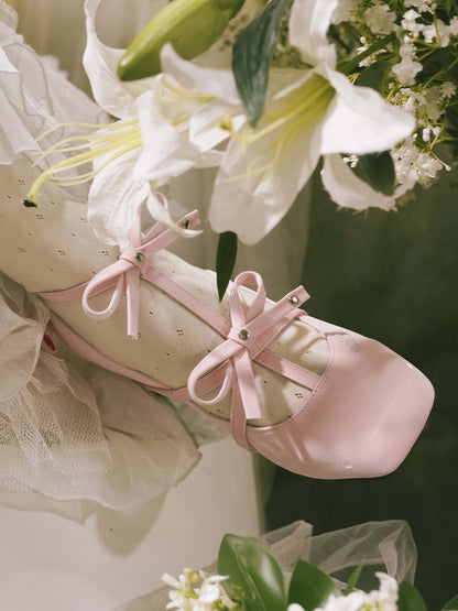 with Square Elegant Heels Pink Toe Middle