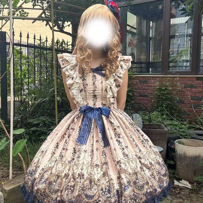 Strawberry Alice Lolita JSK Dress - Bear Tea Party