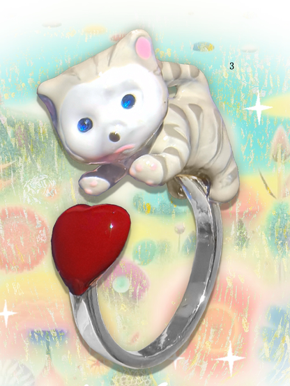 Y2Kアニマルデザインリング