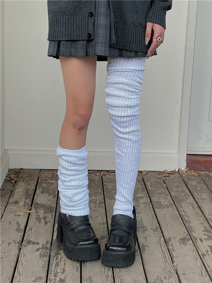 Length 40/60/80/100/120CM Knitted White Options Socks
