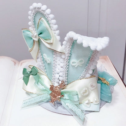 Vibes Hat Ears Color in Details Bowknot Wonderland Options Alice Mini Bunny 9