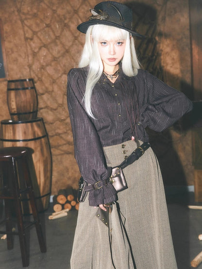 Style Pirate Coffee Steampunk Shirt