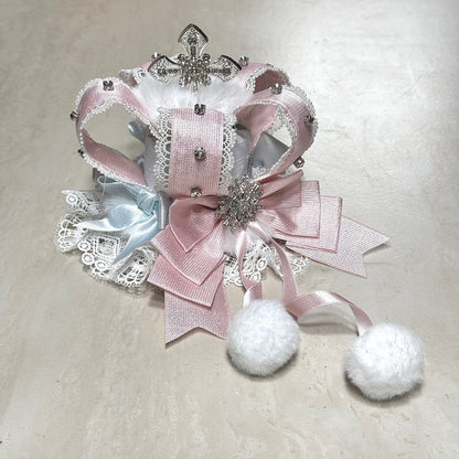 Hat Accents) Mini Lolita Set Pom-Pom (Snowflake Multi-Color